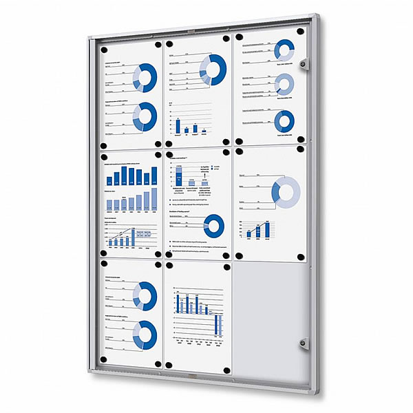 9 x A4 Budget Magnetic Noticeboard